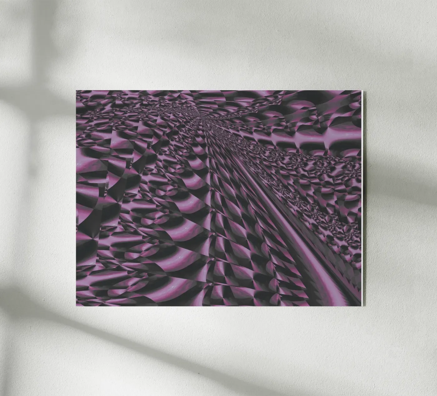 Abstract dynamic 3D pattern plexiglas de Something for you