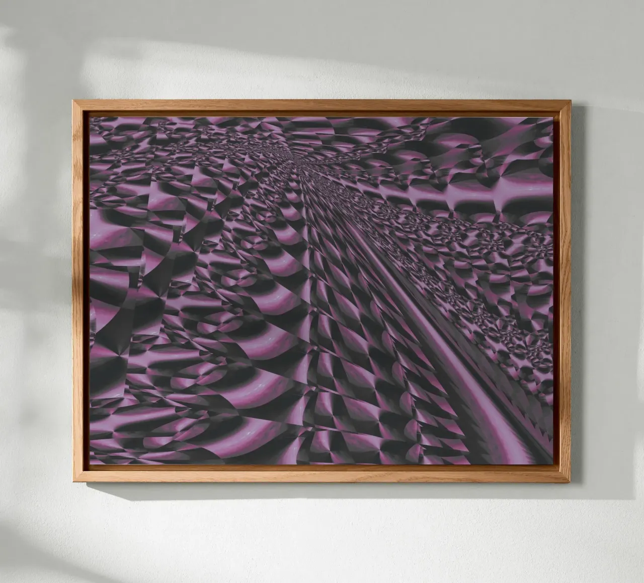 Abstract dynamic 3D pattern alu-dibond by Something for you