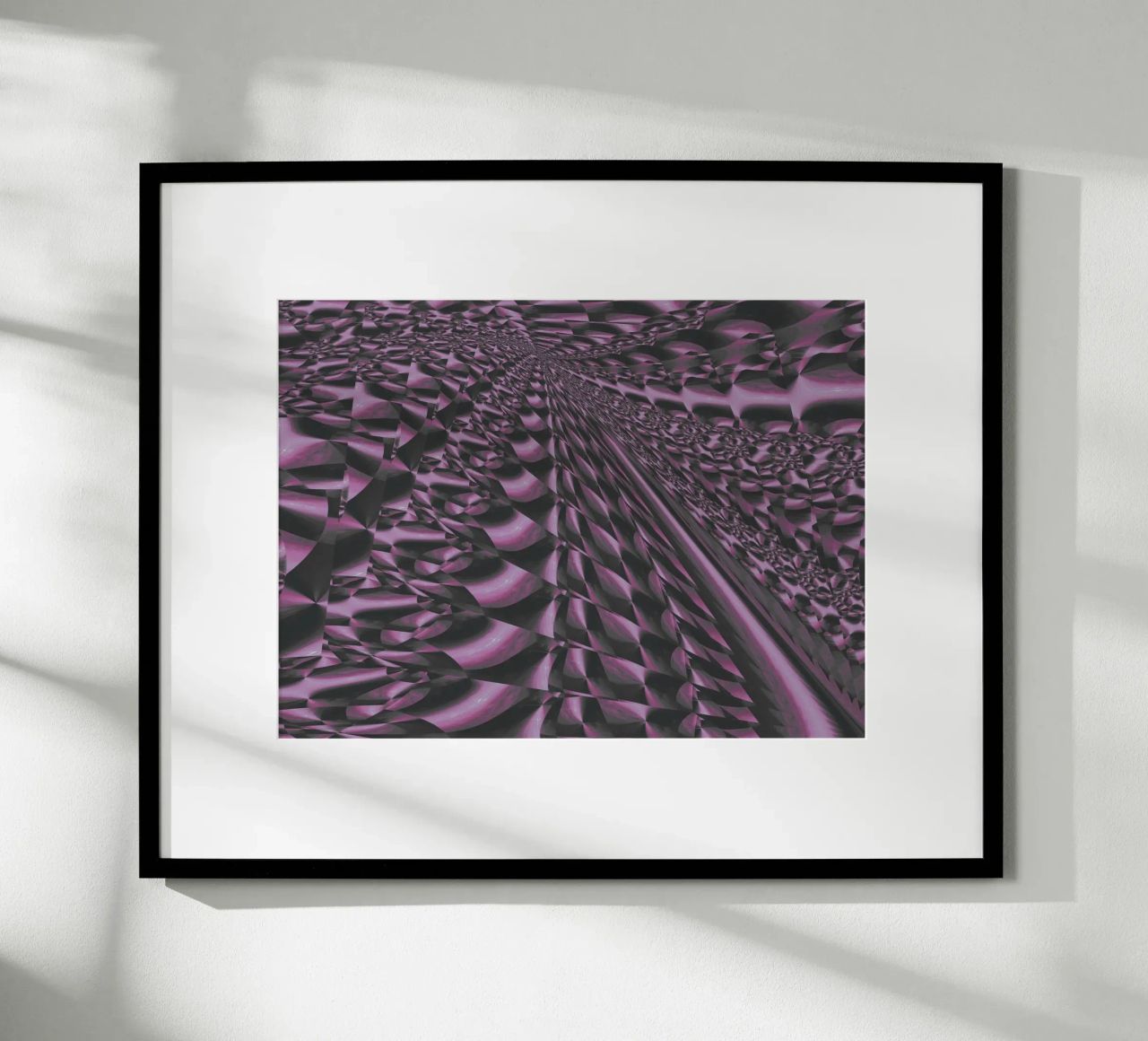 Abstract dynamic 3D pattern hahnemühle by Something for you
