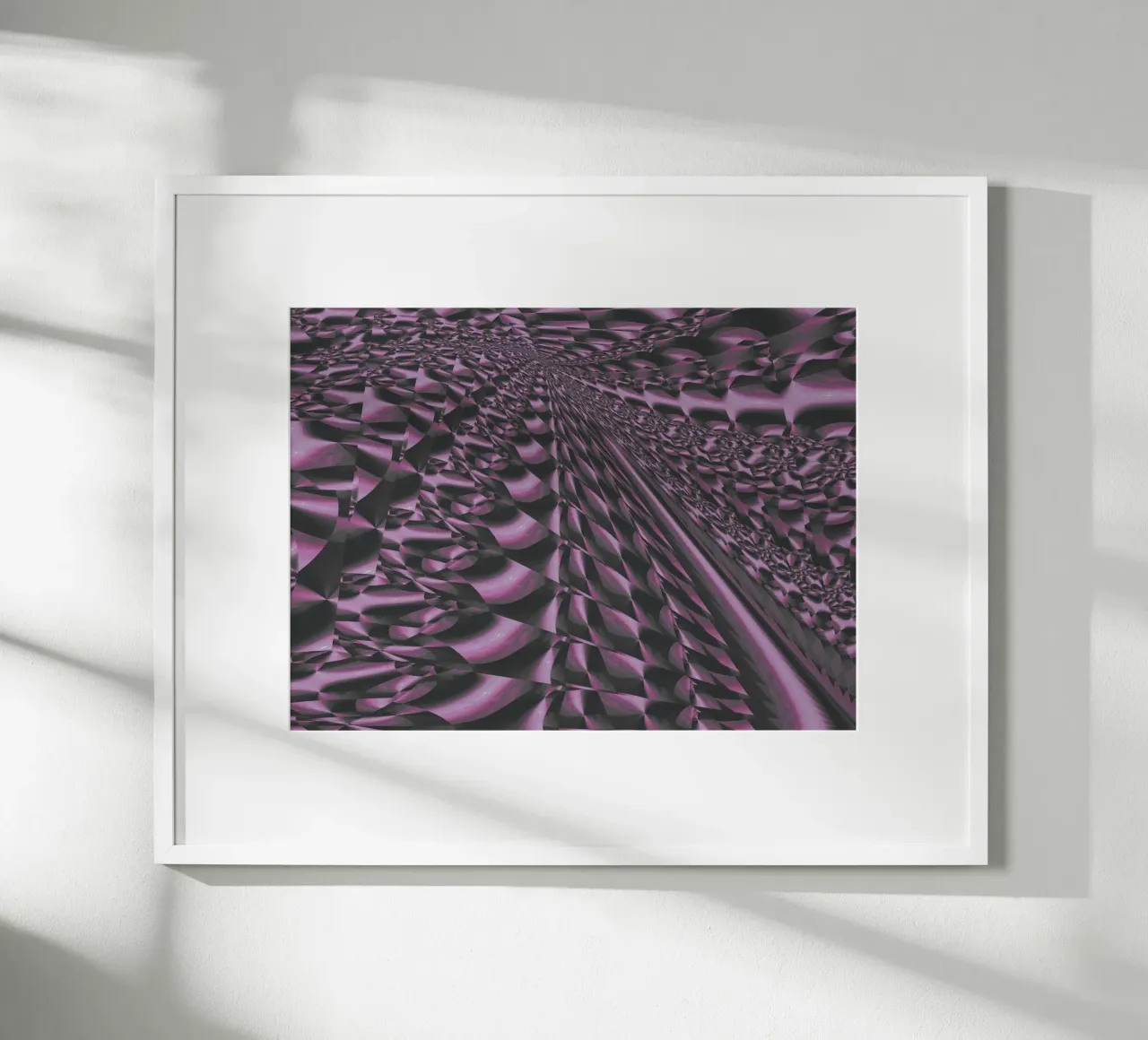 Motif abstrait dynamique en 3D poster de Something for you