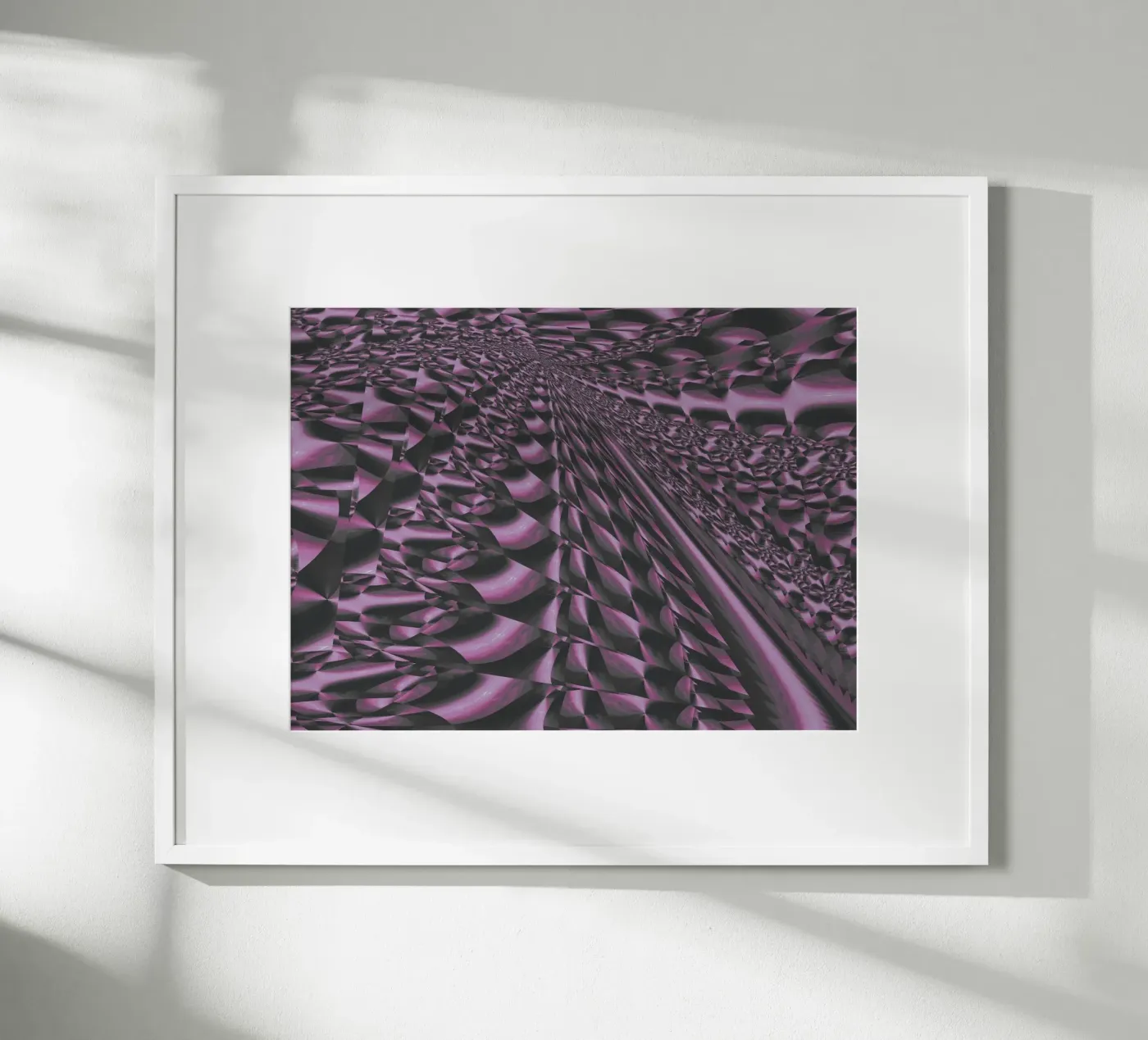 Abstract dynamic 3D pattern Poster von Something for you