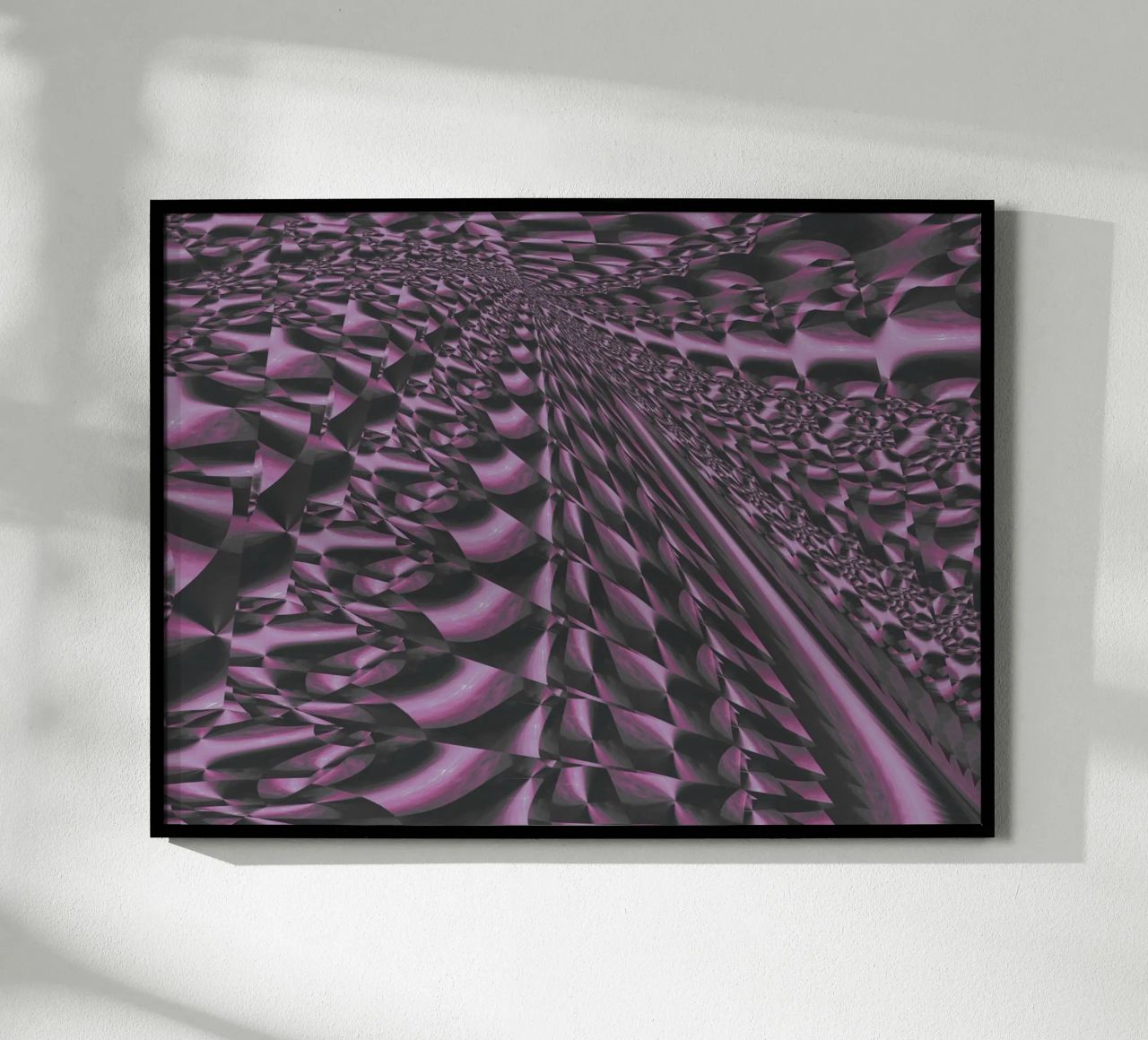 Abstract dynamic 3D pattern hahnemühle by Something for you