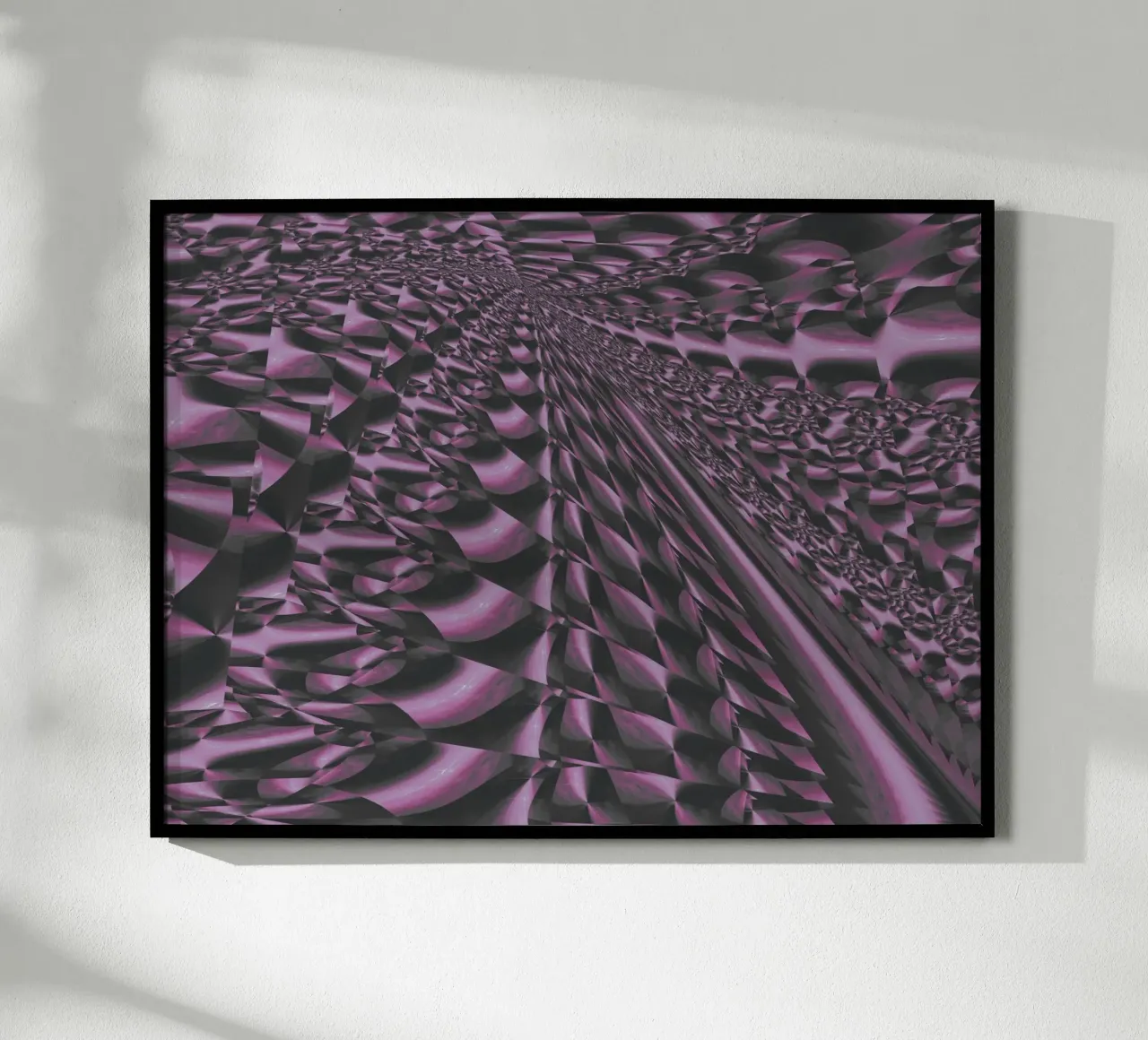 Abstraktes dynamisches 3D Muster Poster von Something for you