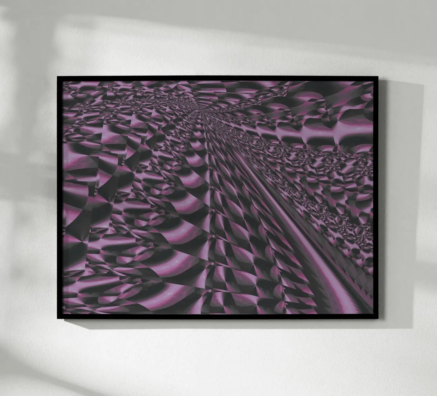 Abstract dynamic 3D pattern Poster von Something for you