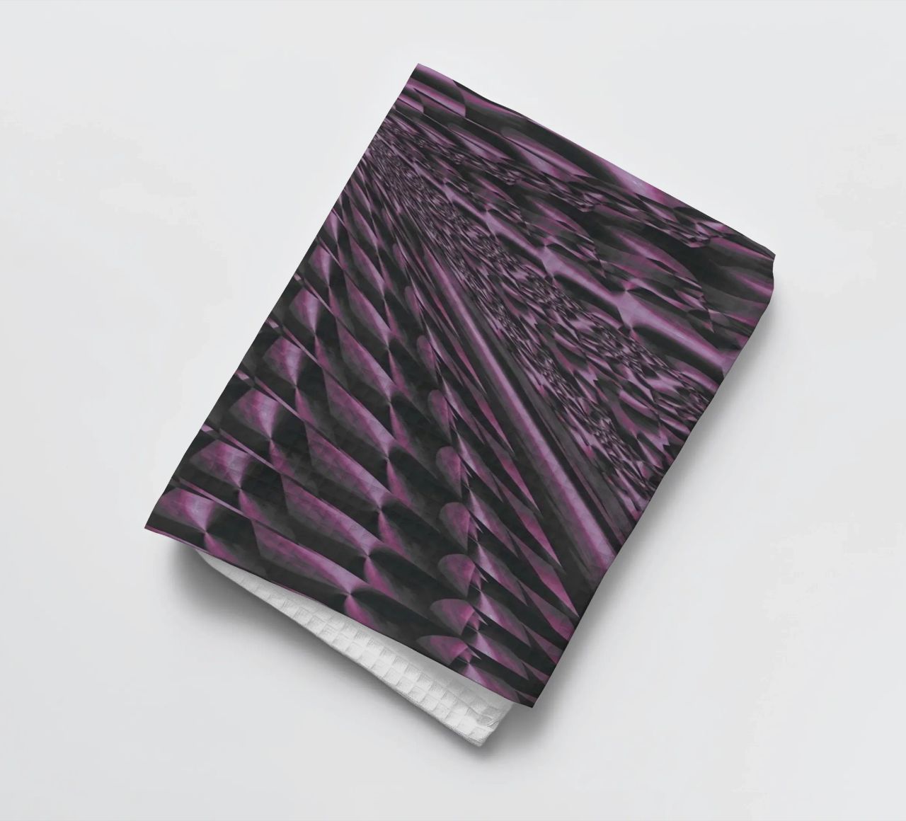 Abstract dynamic 3D pattern tea towel by Something for you