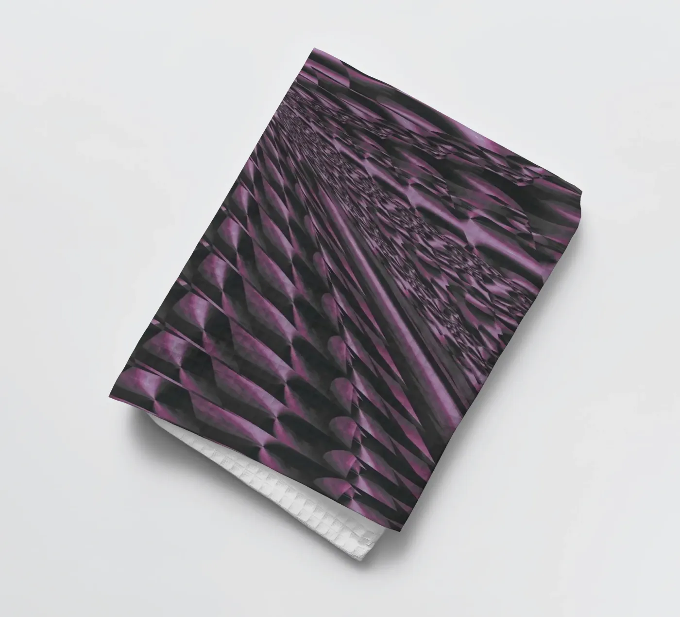 Abstract dynamic 3D pattern tea towel by Something for you