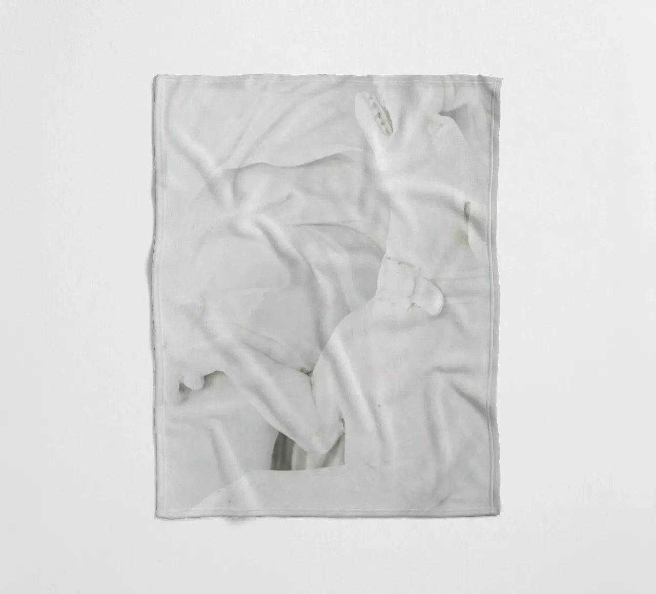 Porcelain Greyhound coperta in pile da Paul Aidan Perry