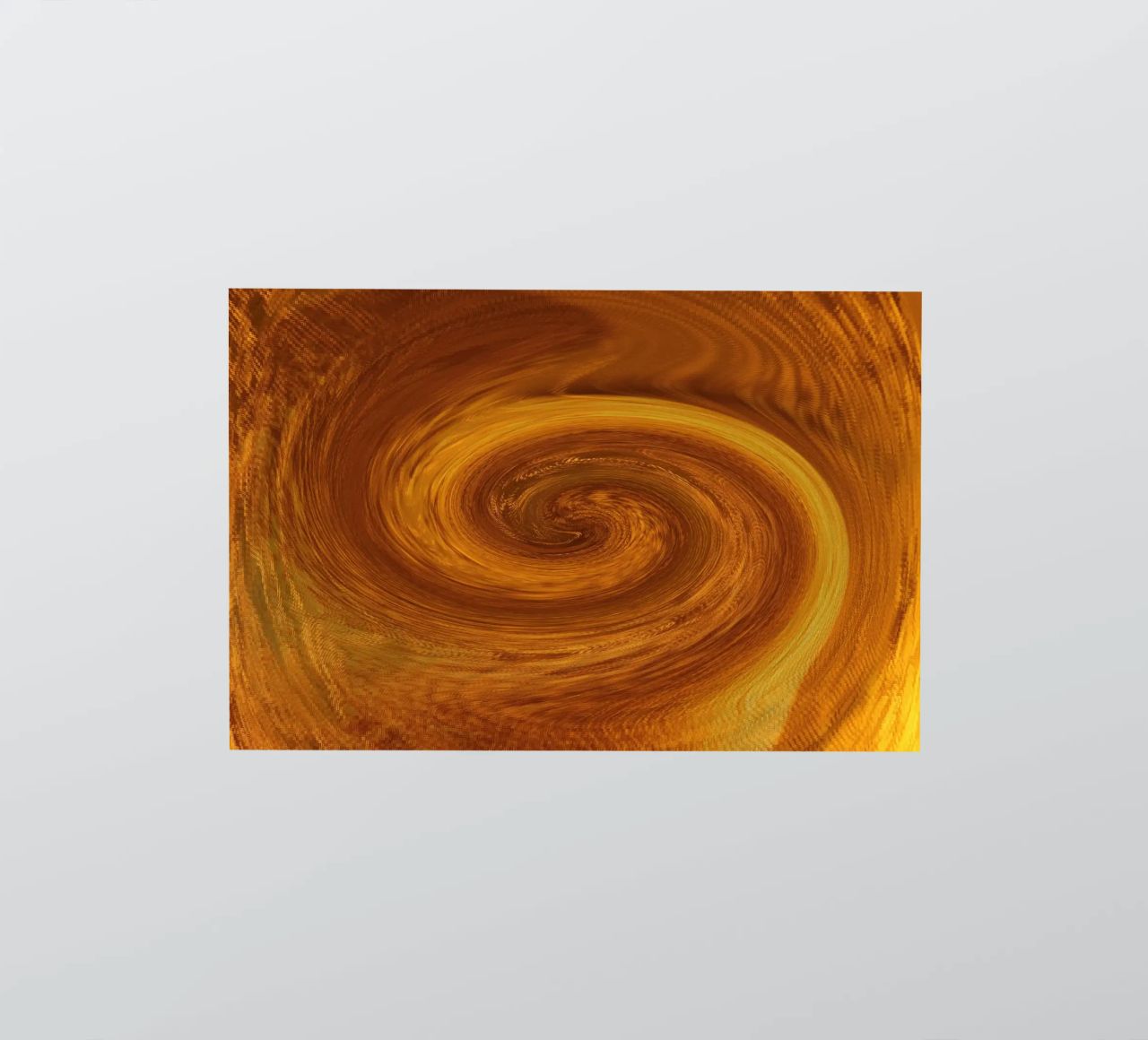 Abstract dynamic twisted pattern in orange and brown sticker by Something for you