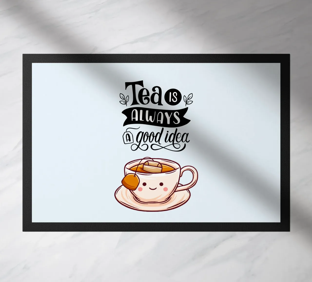 Tea is always a good idea doormat by Kiroiharu