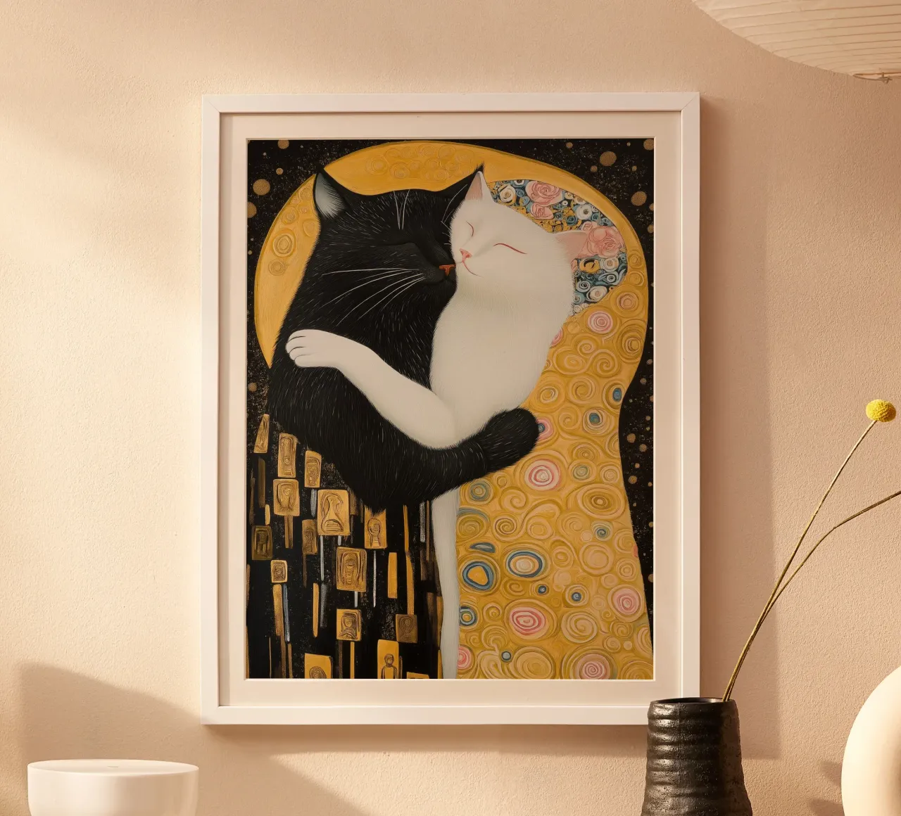 The Kitty Kiss poster by Art Center