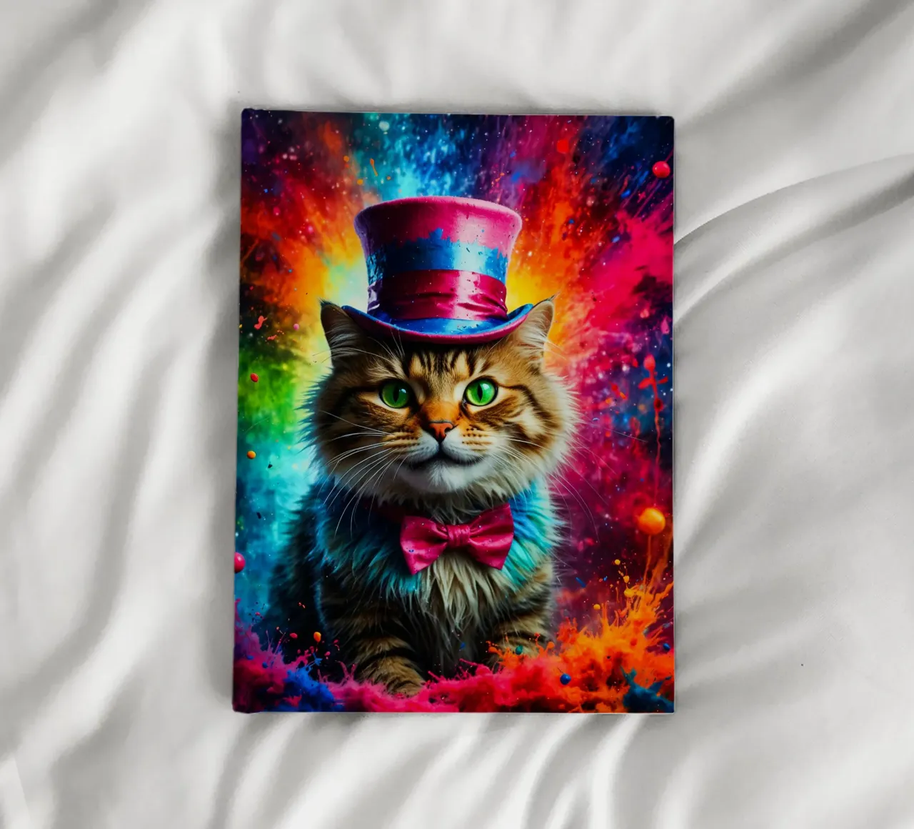 cat with a hat notebook by ArtDesign by KBK