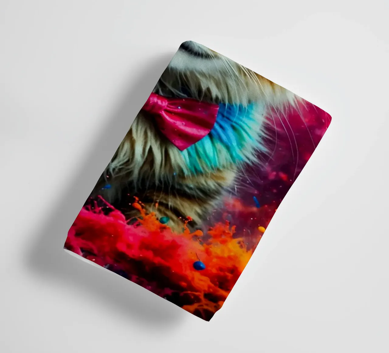 chat avec un chapeau serviette de bain de ArtDesign by KBK