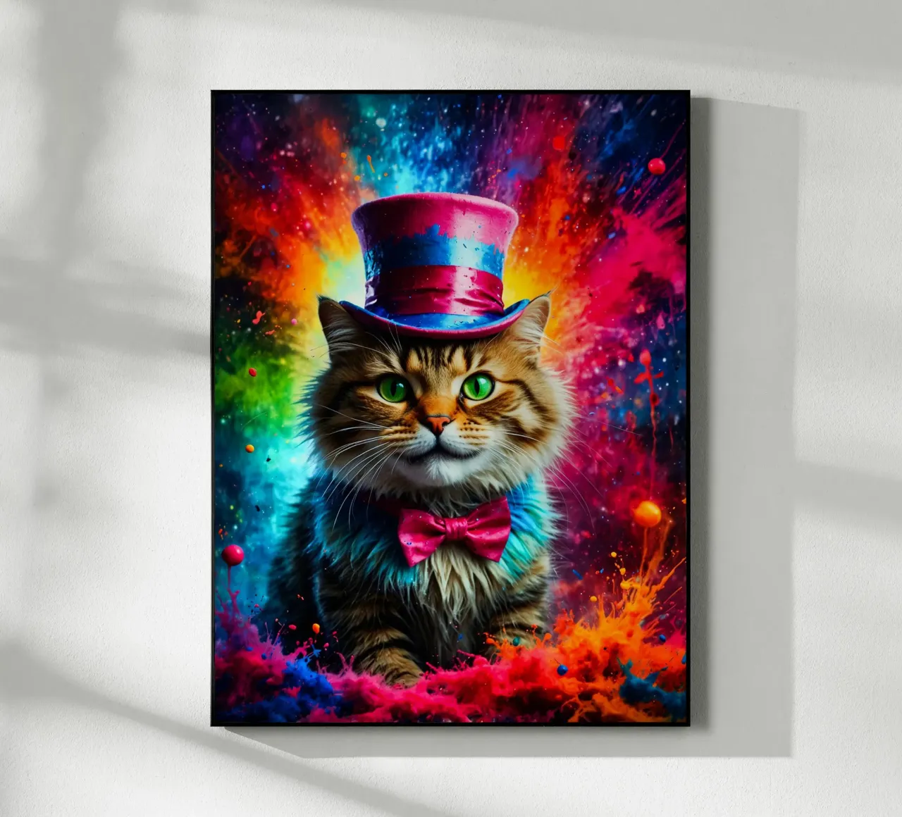gatto con cappello plexiglass da ArtDesign by KBK