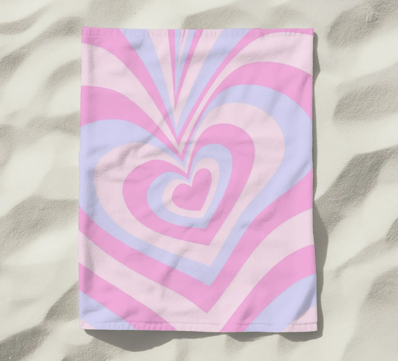 Cuore ripetuto telo mare da Kiroiharu