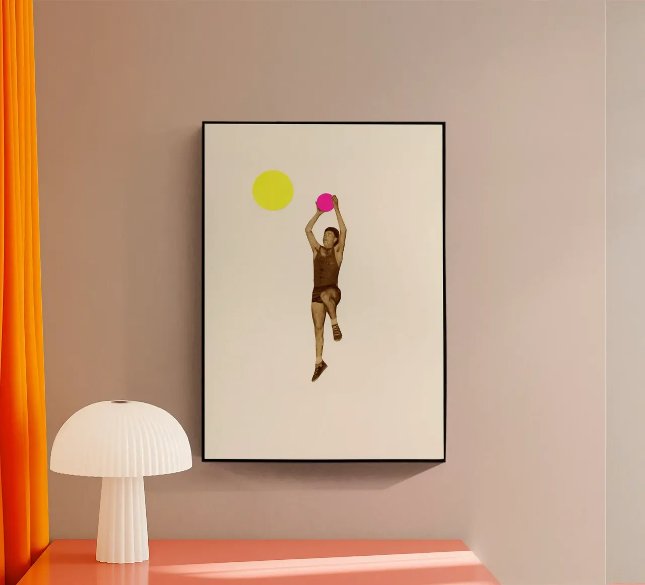 Pallacanestro plexiglass da Cassia Beck Collage