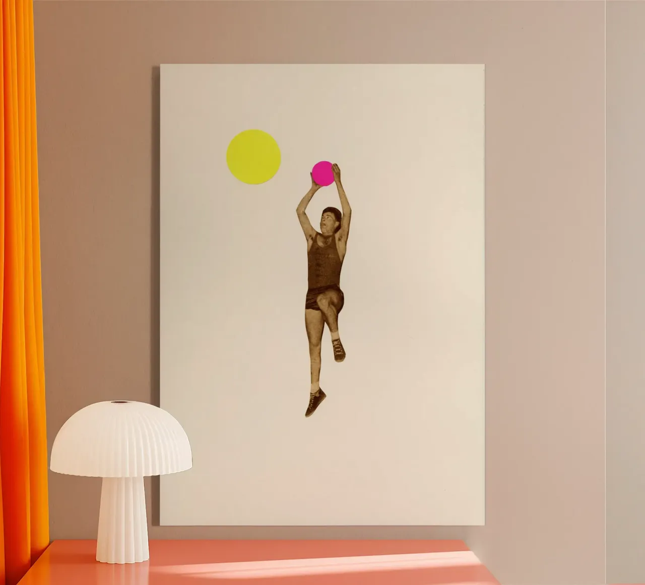 Pallacanestro plexiglass da Cassia Beck Collage