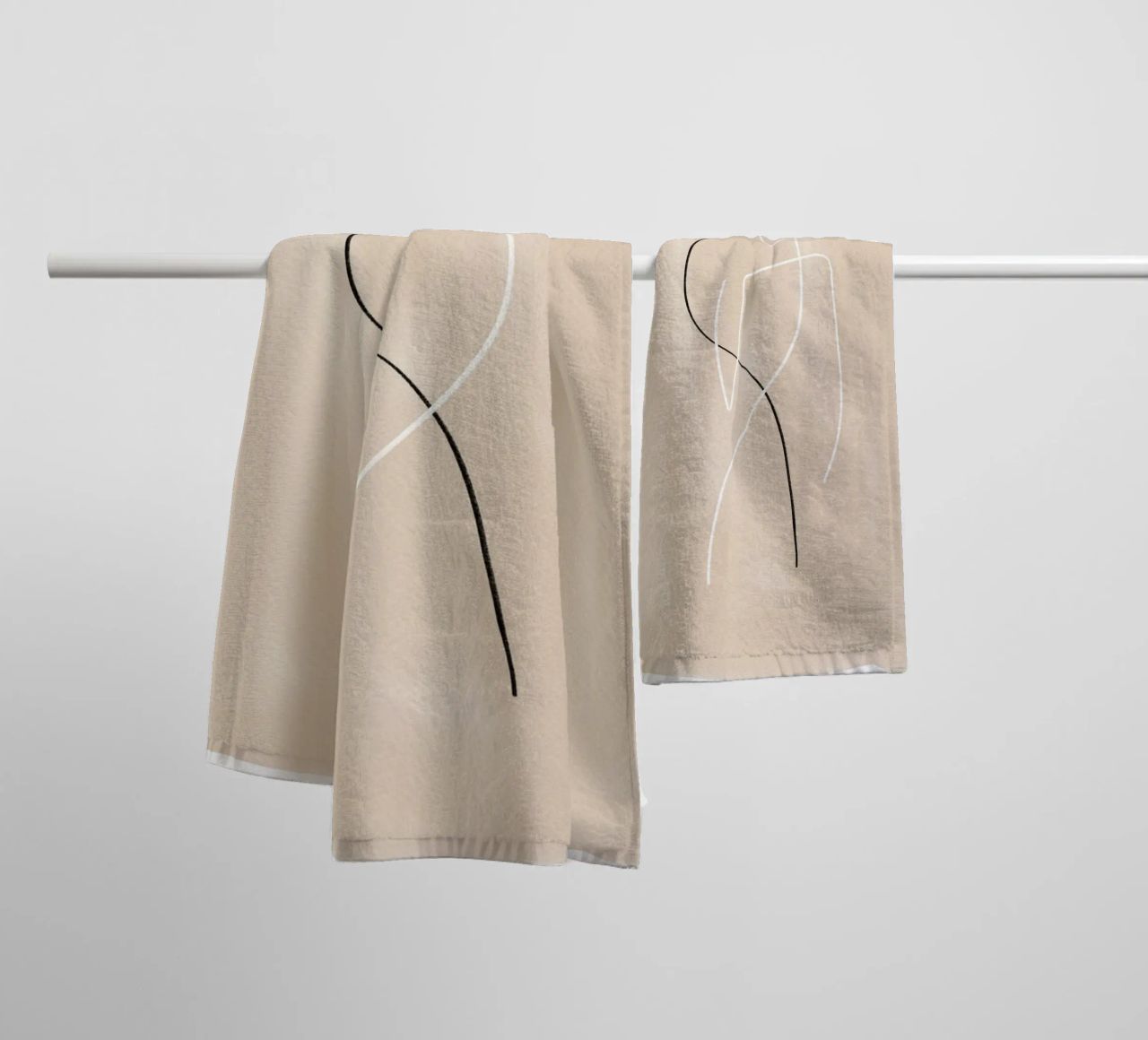 LOVERS II towel by ArtDesign by KBK