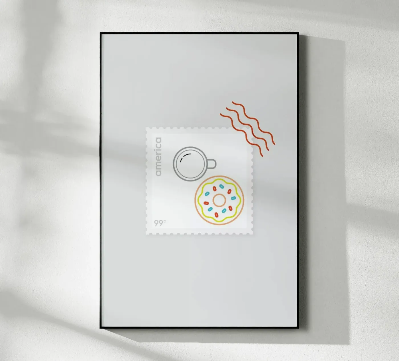 Doughnut Time plexiglas de Dean Smith