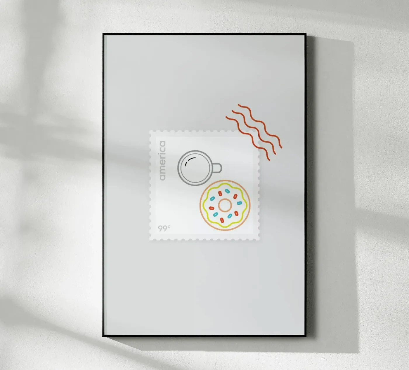 Doughnut Time plexiglas de Dean Smith