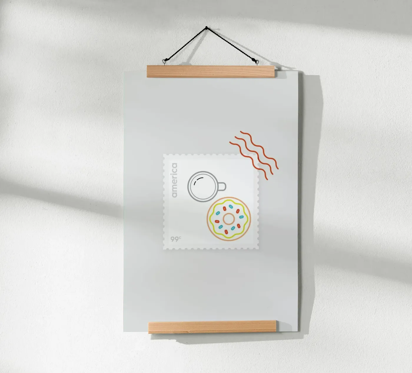 Doughnut Time poster van Dean Smith