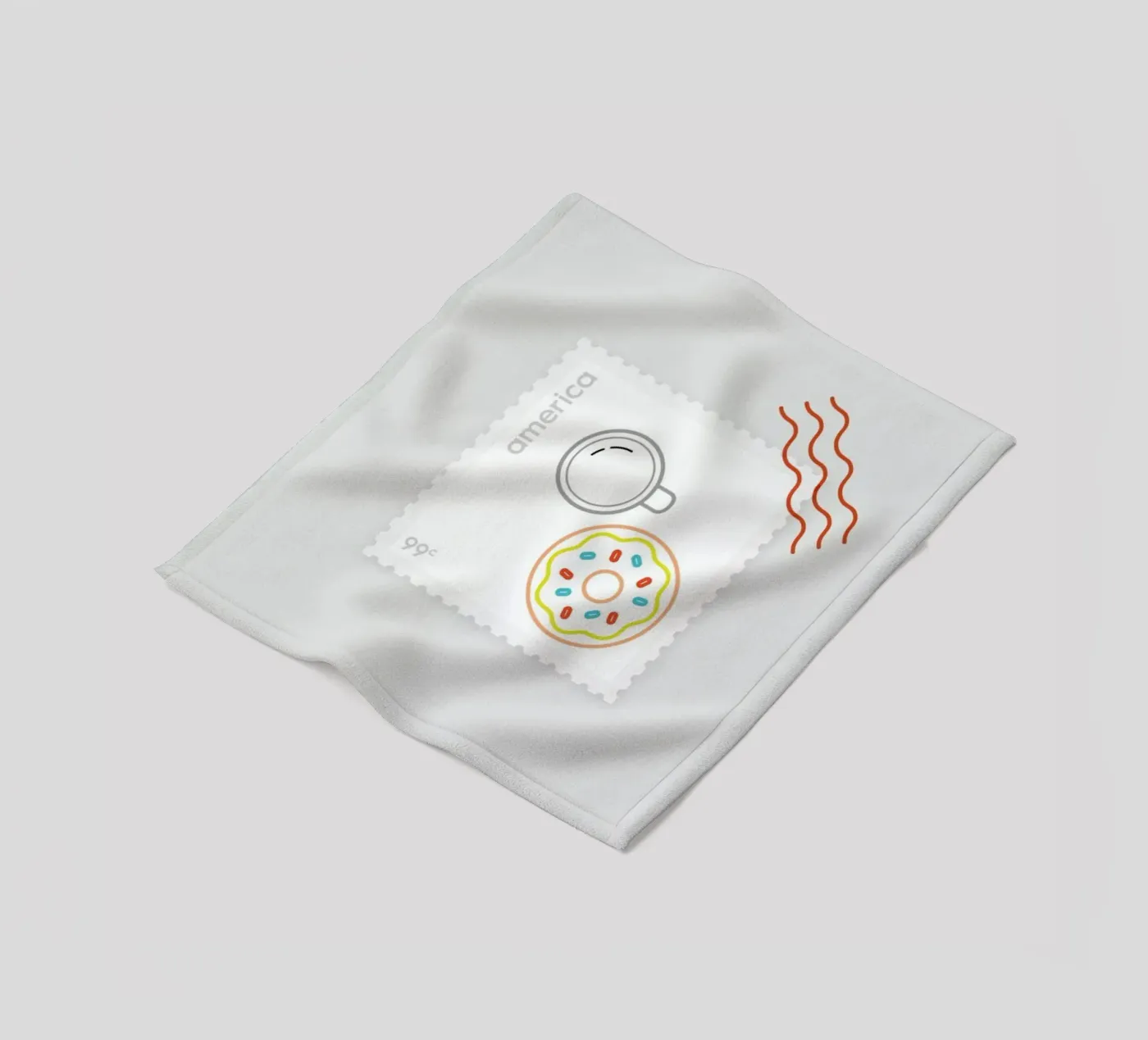 Doughnut Time fleecedeken van Dean Smith