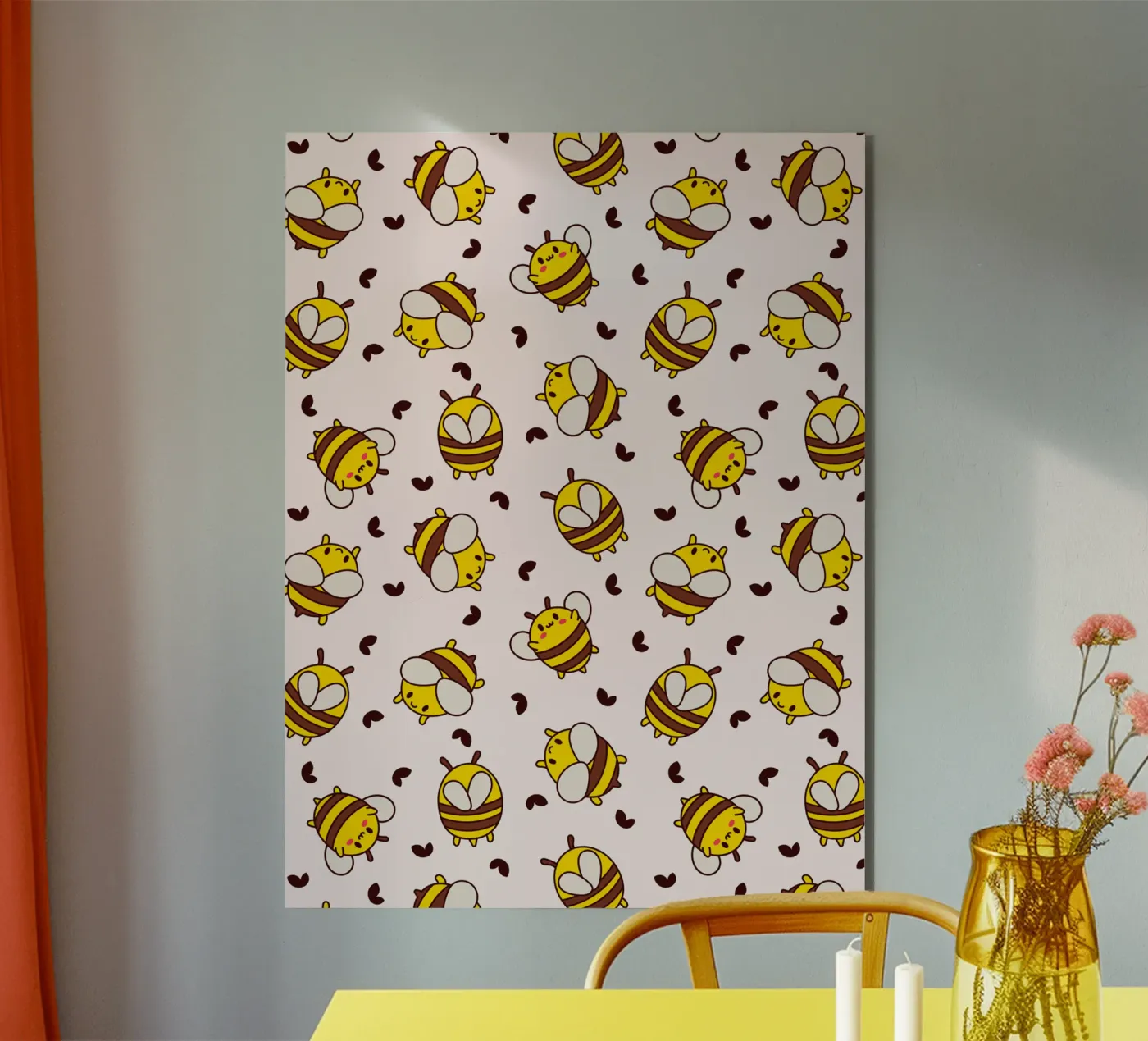 Api Kawaii alluminio dibond da Kiroiharu