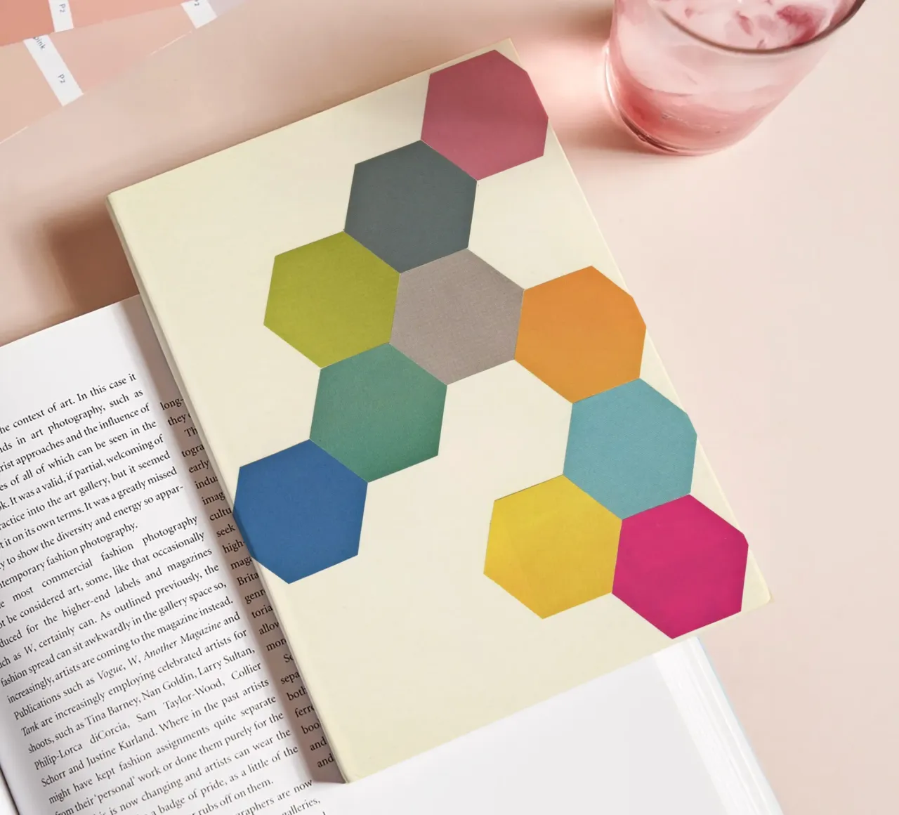 Honeycomb I notebook by Cassia Beck Collage