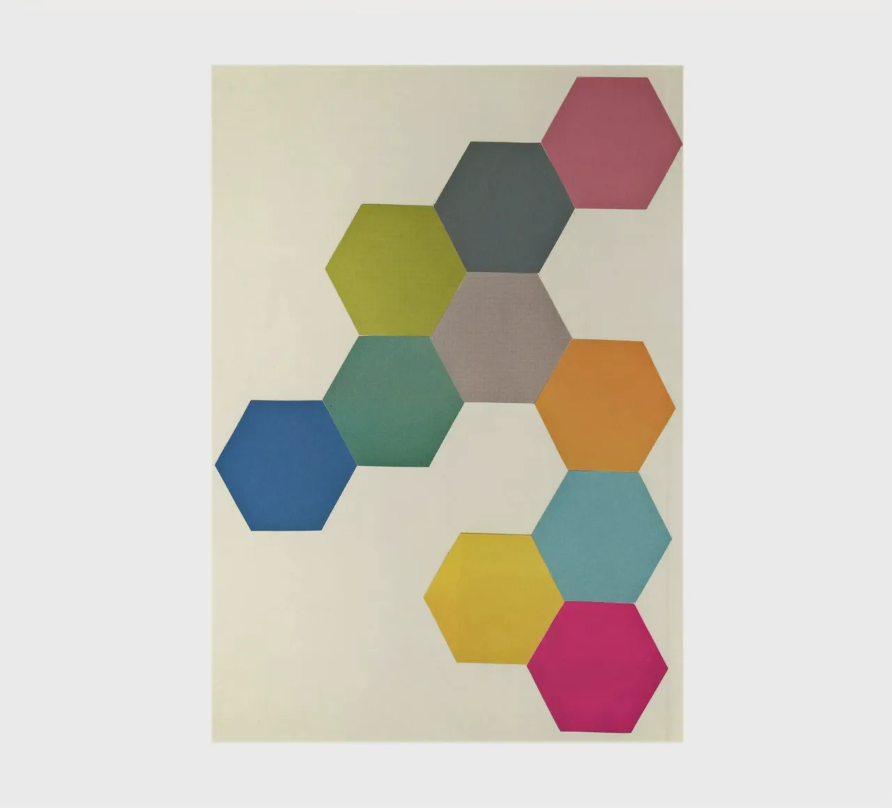 Honeycomb I notebook by Cassia Beck Collage