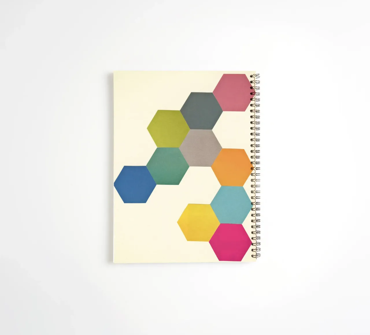 Honeycomb I spiral notebook by Cassia Beck Collage