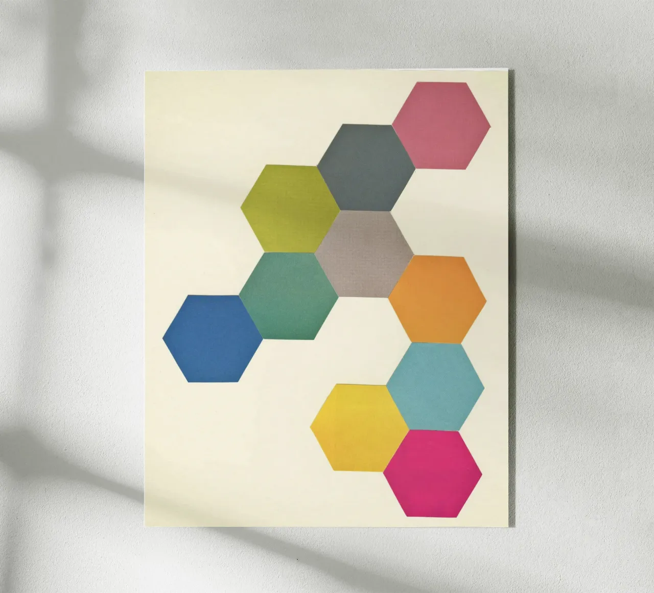 Nido d'ape I plexiglass da Cassia Beck Collage