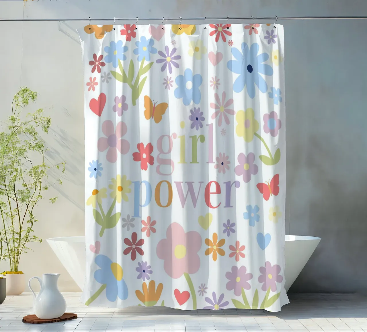 potere delle ragazze tenda da doccia da ArtDesign by KBK