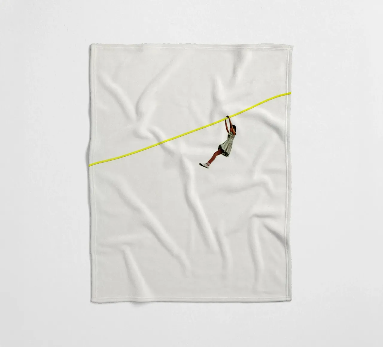 Ritssnoer fleecedeken van Cassia Beck Collage