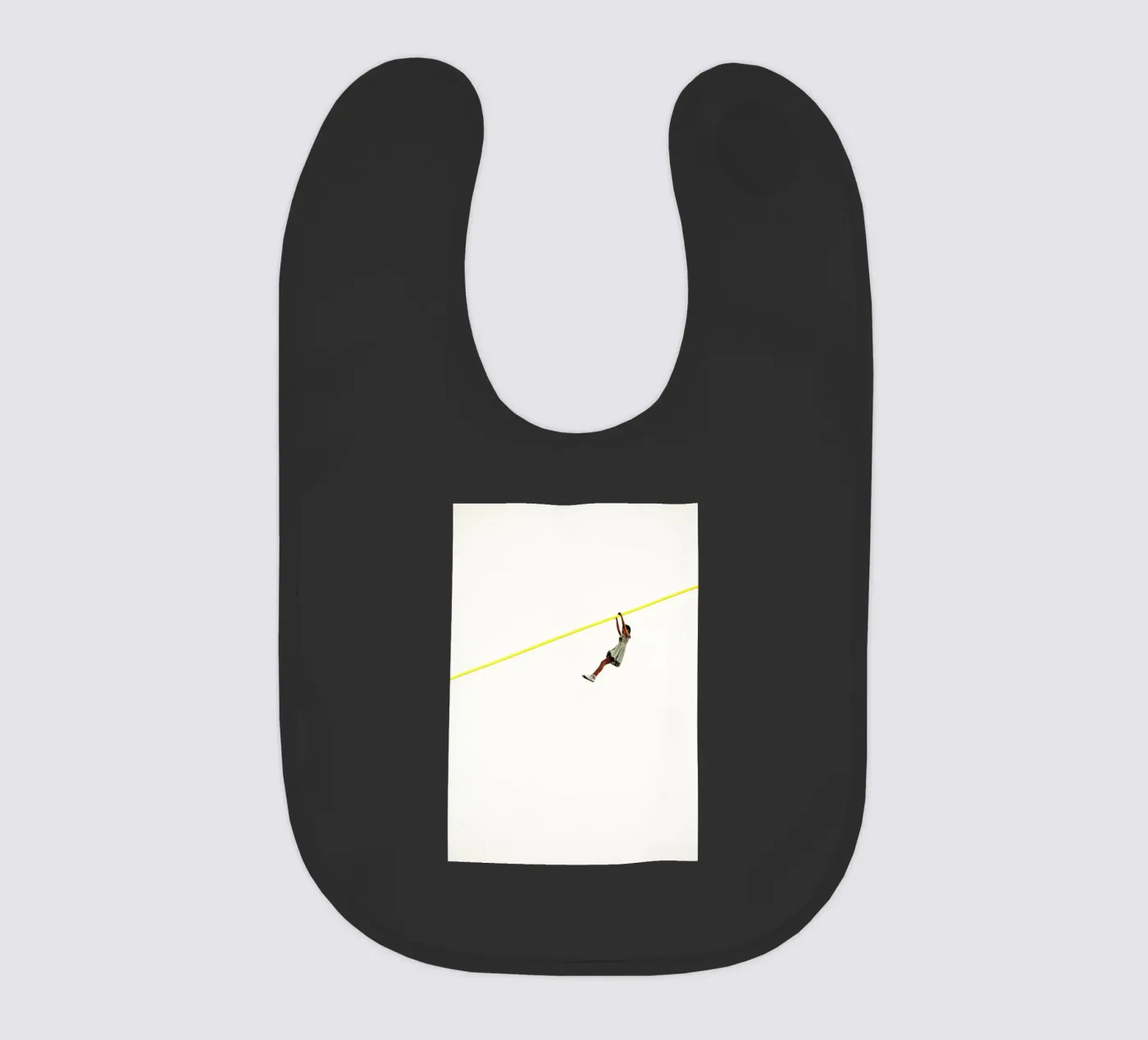 Zip Wire baby bib by Cassia Beck Collage