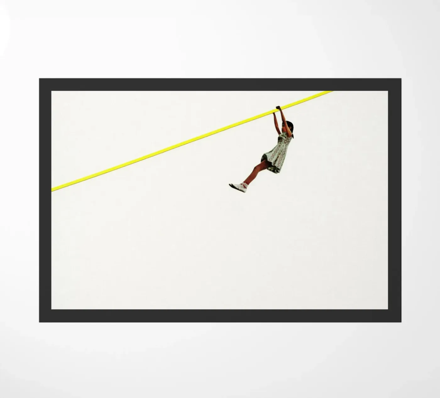 Zip Wire doormat by Cassia Beck Collage