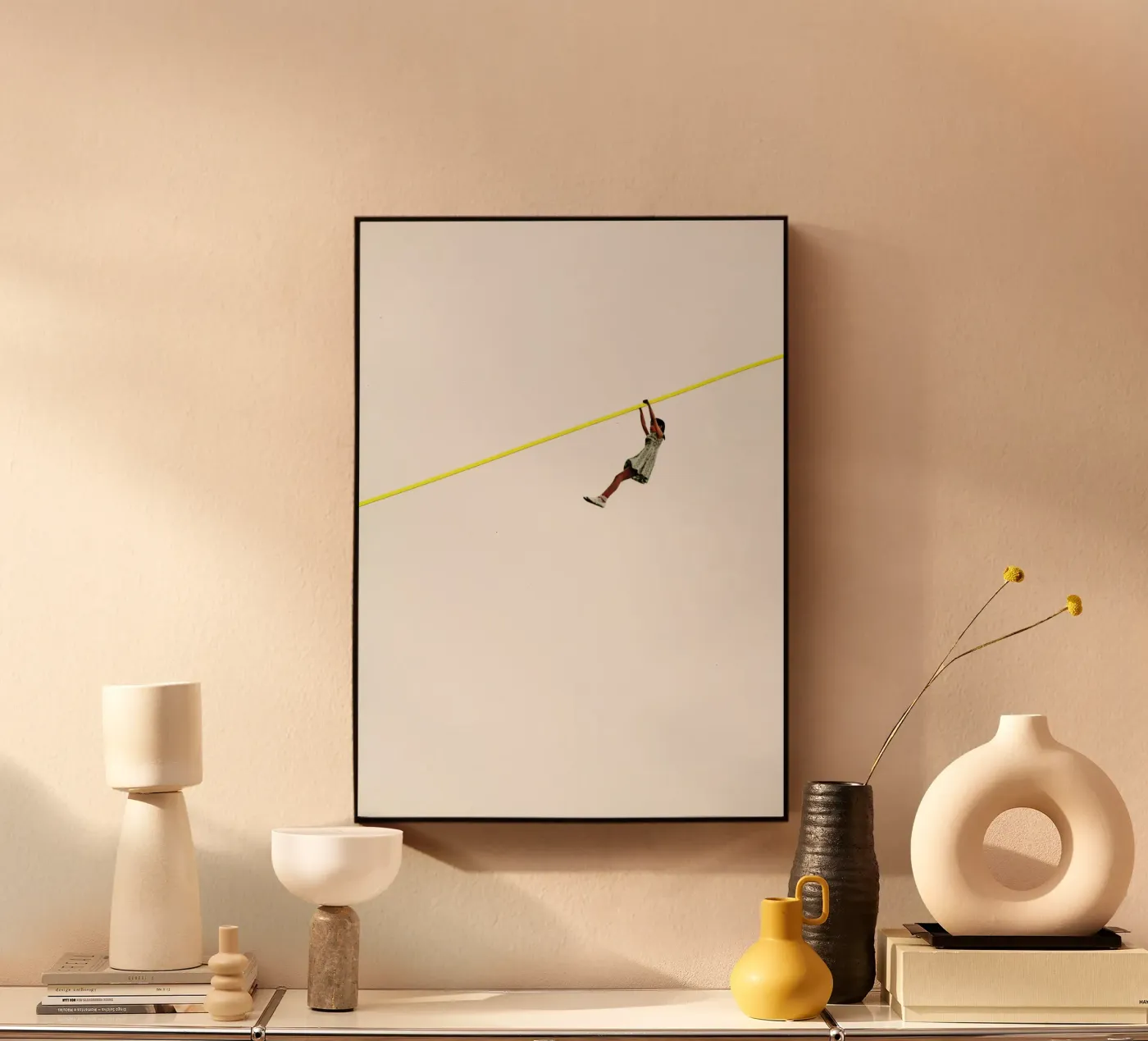 Zip Wire plexiglass da Cassia Beck Collage