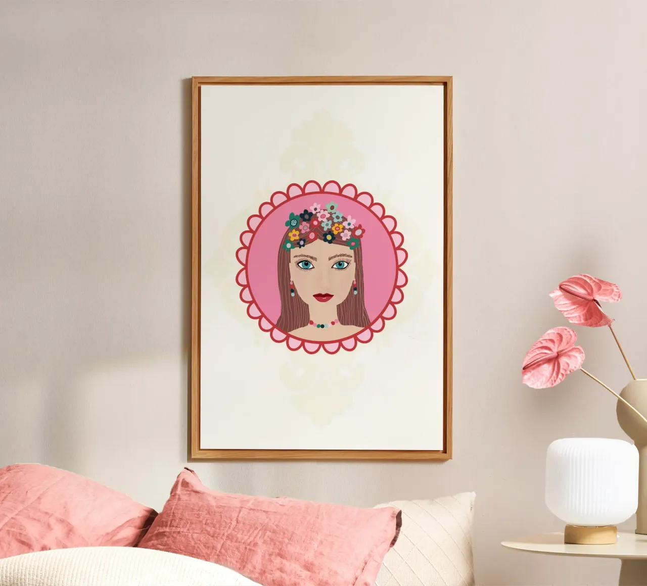 Im HERZEN Prinzessin weiss alluminio dibond da Miris bunte Modewelt