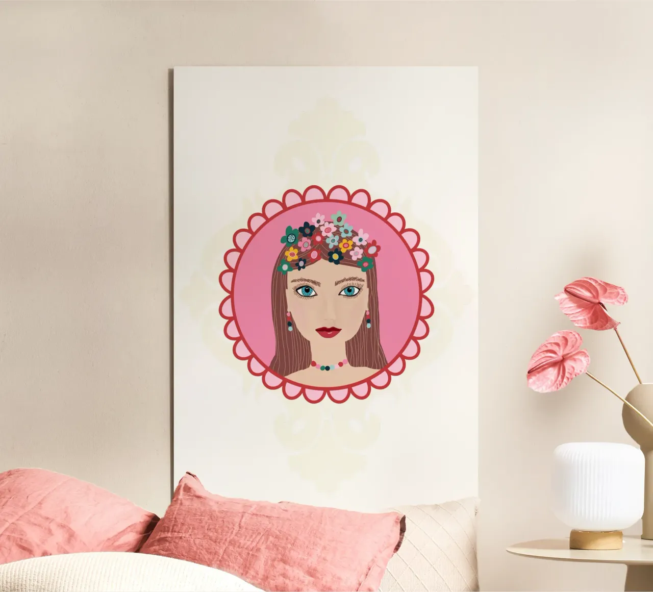Im HERZEN Prinzessin weiss alluminio dibond da Miris bunte Modewelt
