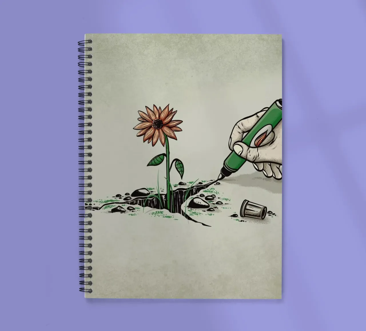 Nature Pen spiral notebook by Robert Richter