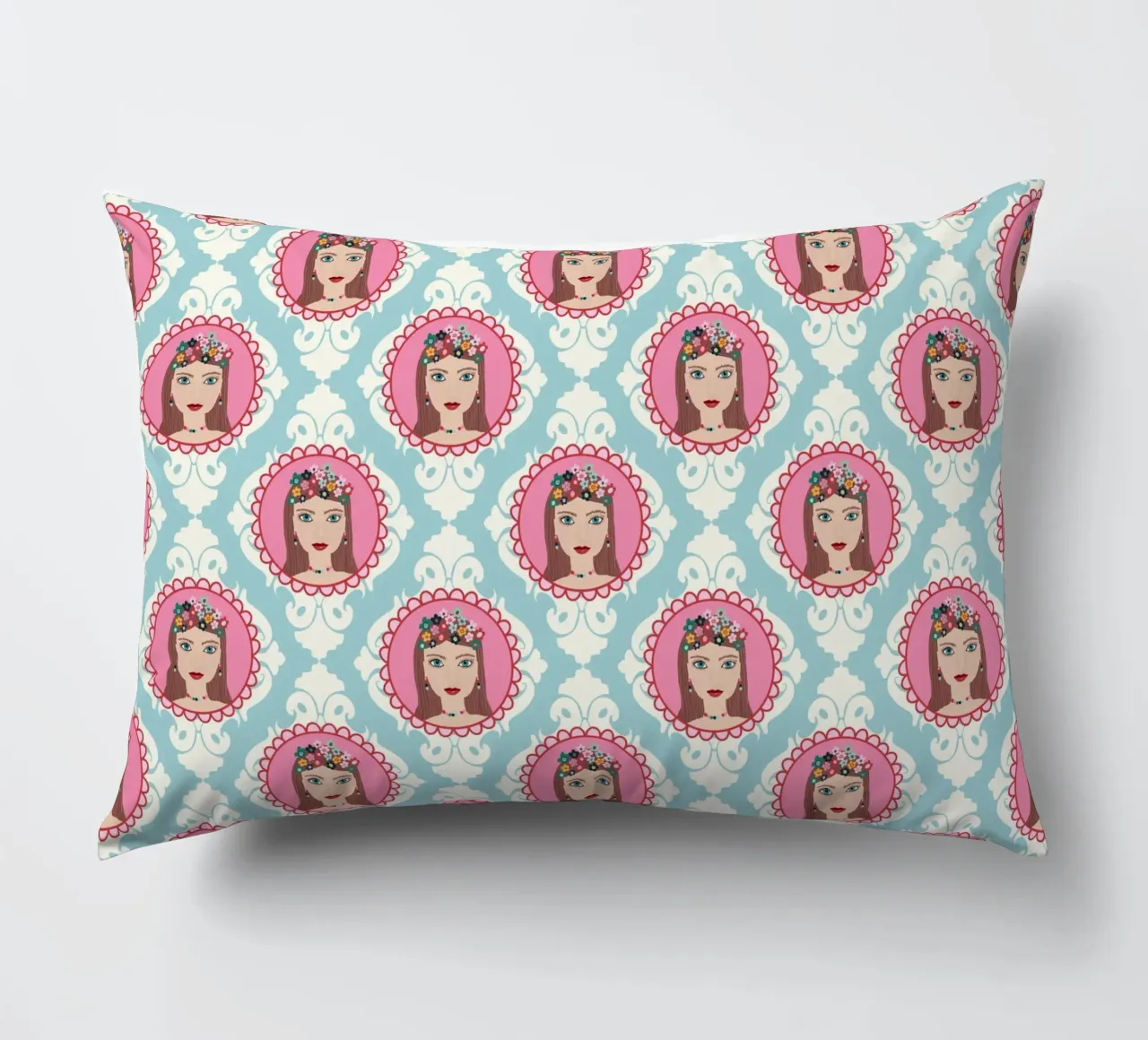 Im Herzen Prinzessin  PATTERN cuscino da Miris bunte Modewelt