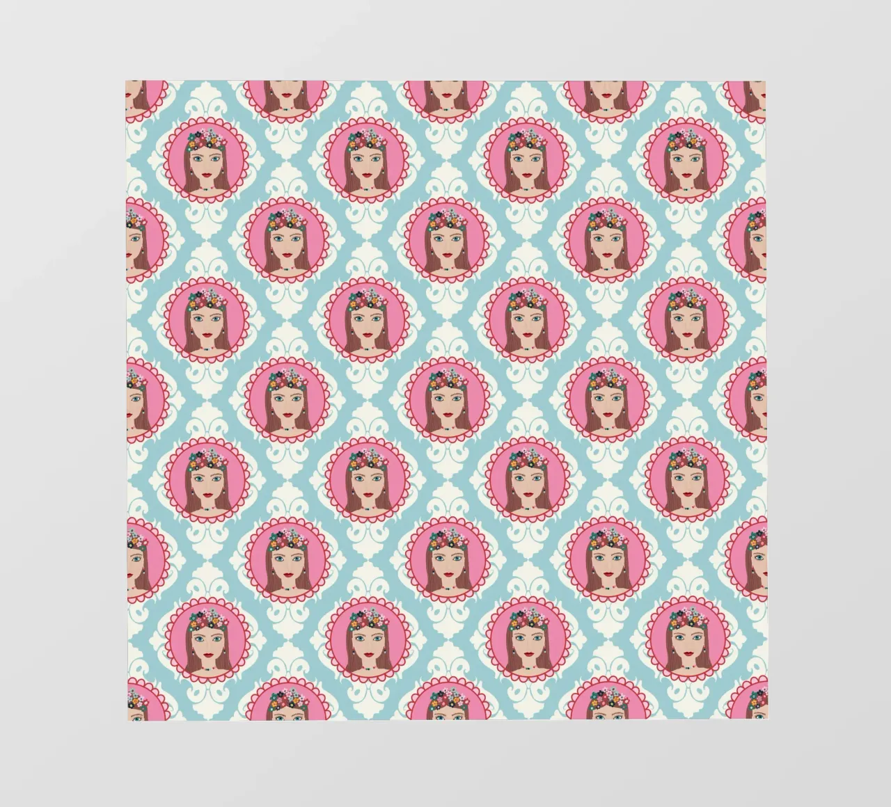 Im Herzen Prinzessin  PATTERN telo in pvc da Miris bunte Modewelt
