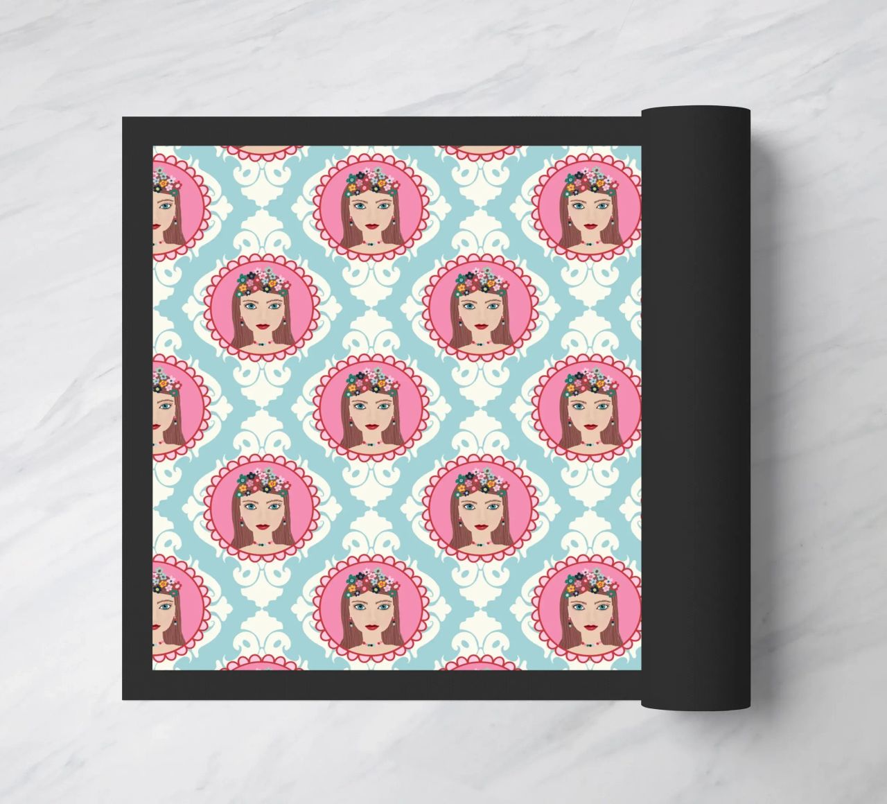 Im Herzen Prinzessin  PATTERN felpudo de Miris bunte Modewelt