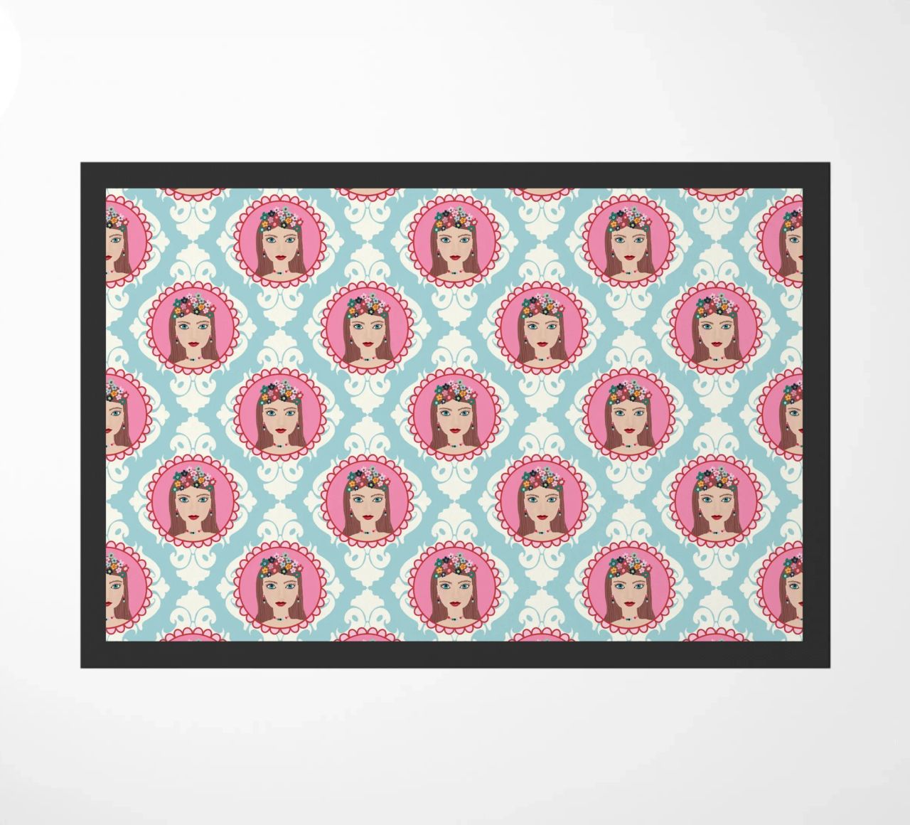 Im Herzen Prinzessin  PATTERN felpudo de Miris bunte Modewelt