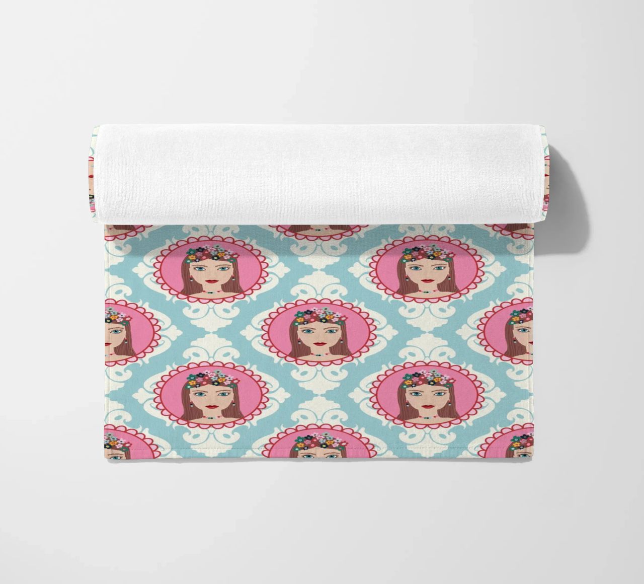 Im Herzen Prinzessin  PATTERN toalla de playa de Miris bunte Modewelt