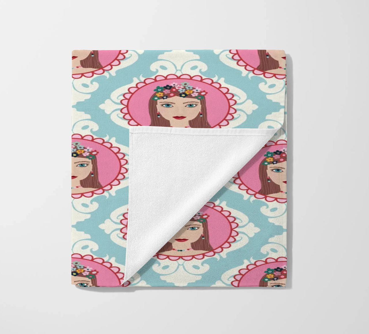 Im Herzen Prinzessin  PATTERN toalla de playa de Miris bunte Modewelt