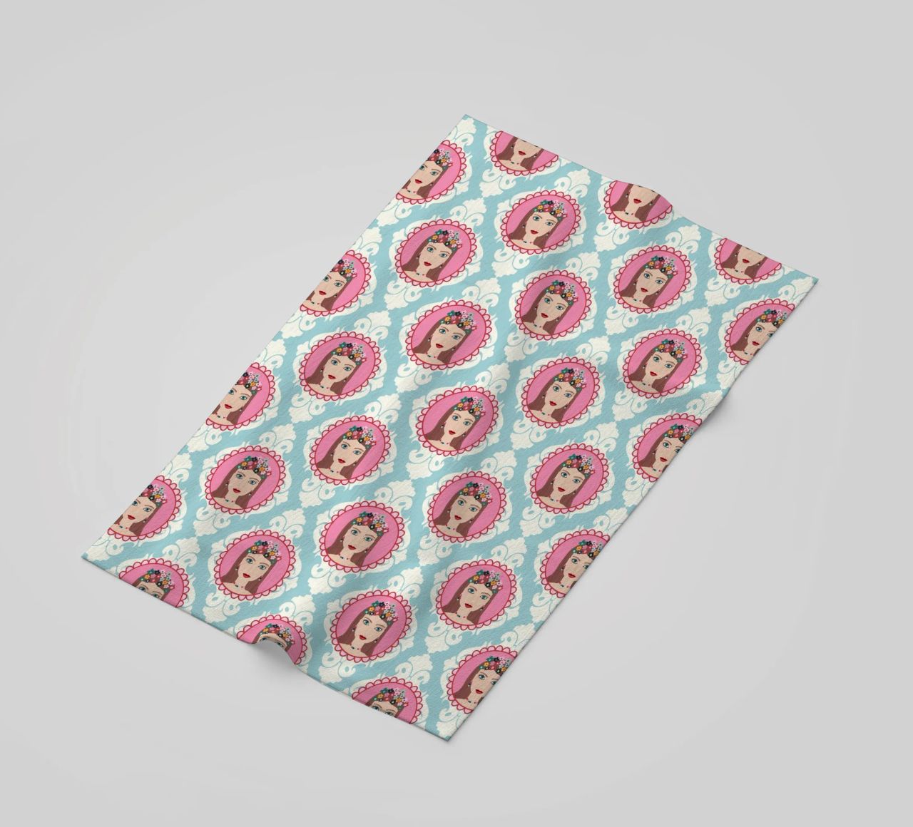 Im Herzen Prinzessin  PATTERN toalla de playa de Miris bunte Modewelt