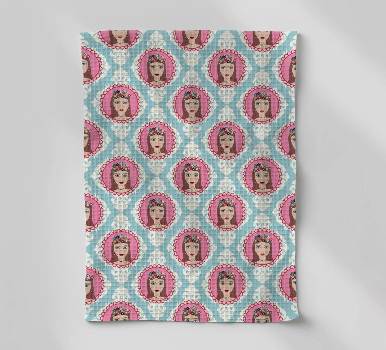 Im Herzen Prinzessin  PATTERN paño de cocina de Miris bunte Modewelt
