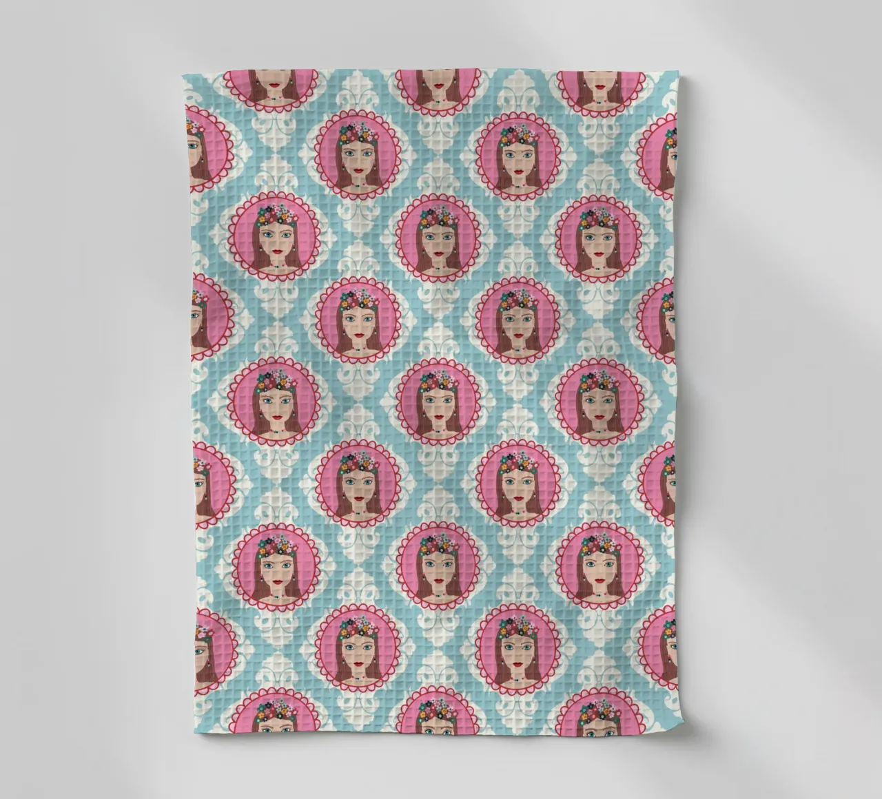 Im Herzen Prinzessin  PATTERN canovaccio da cucina da Miris bunte Modewelt