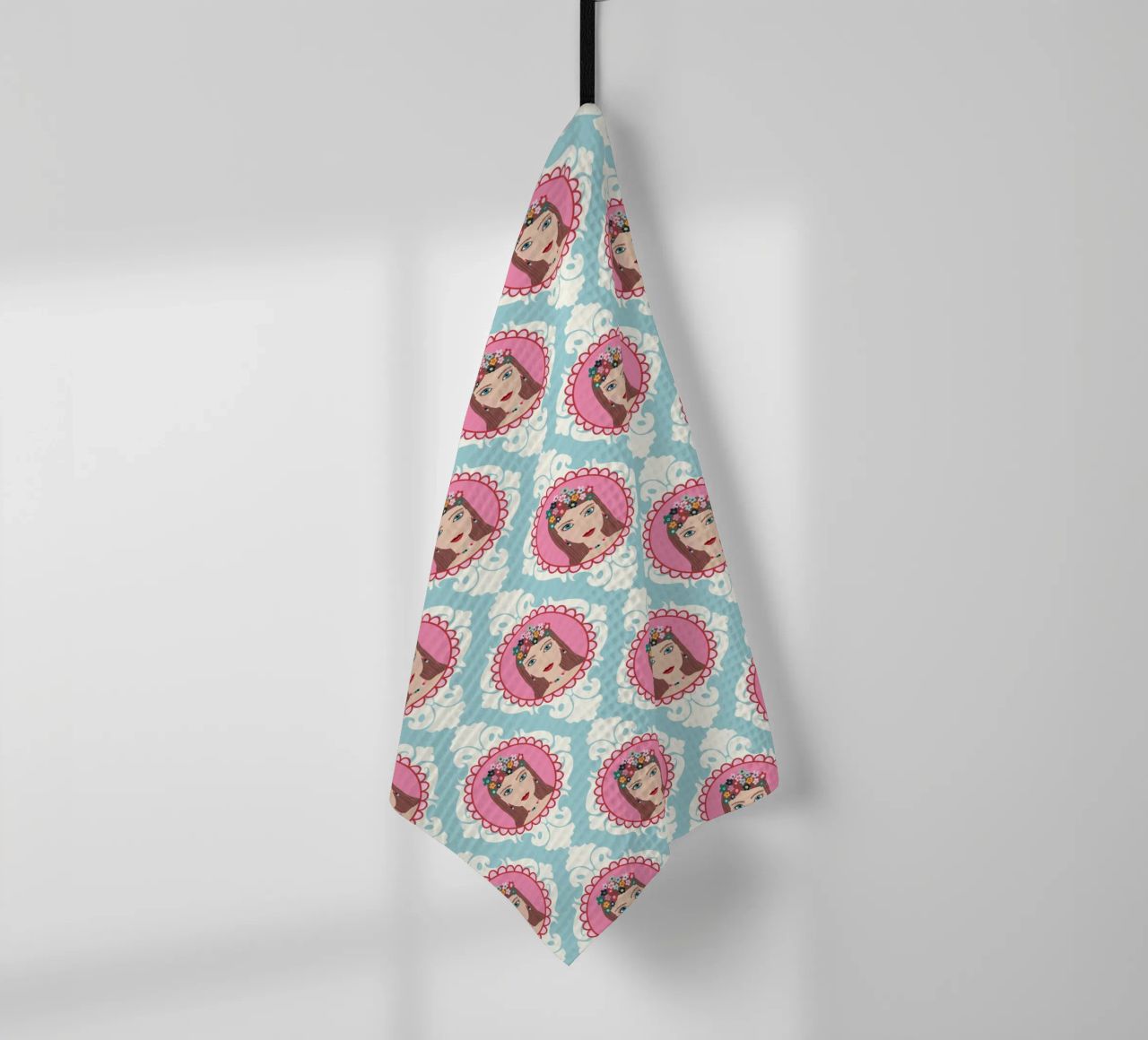 Im Herzen Prinzessin  PATTERN paño de cocina de Miris bunte Modewelt