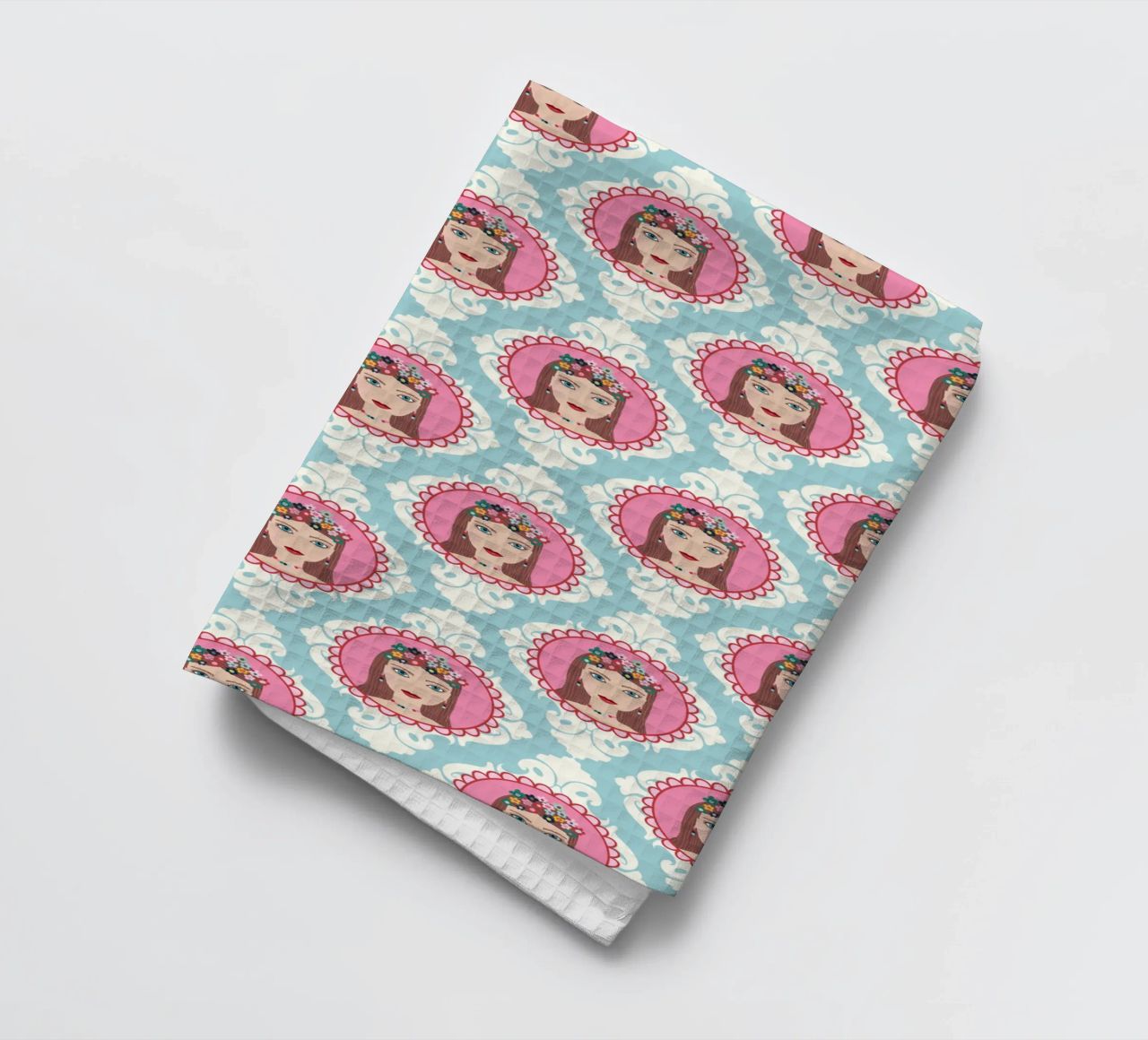 Im Herzen Prinzessin  PATTERN paño de cocina de Miris bunte Modewelt