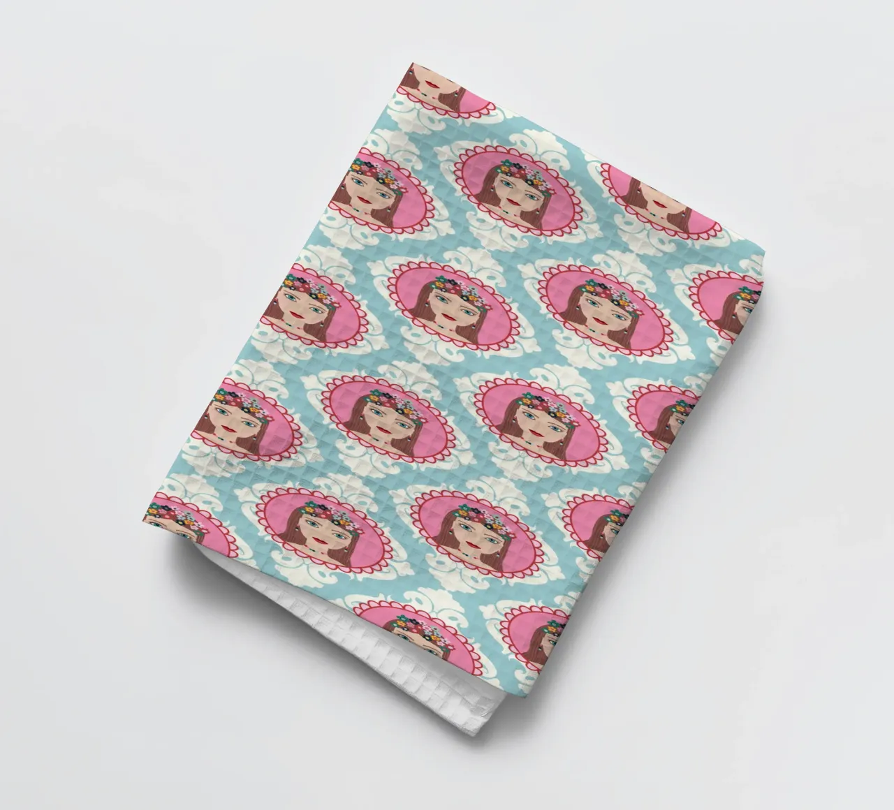 Im Herzen Prinzessin  PATTERN canovaccio da cucina da Miris bunte Modewelt